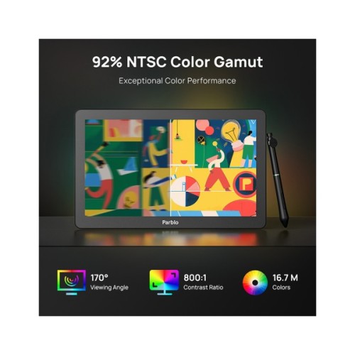 Графічний планшет Parblo Coast 16 Pro Gen2 (COAST16PROG2)