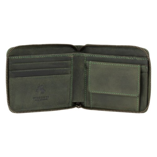 Гаманець Visconti 702 Bullet Oil Green (702 OIL GRN)