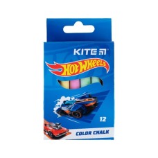 Крейда Kite кольорова Jumbo Hot Wheels, 12 кольорів (HW24-075)