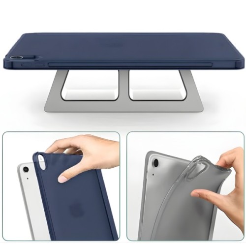 Чохол до планшета BeCover Tri Fold Hard Apple iPad Air 11" M4 2026 Deep Blue (715243)