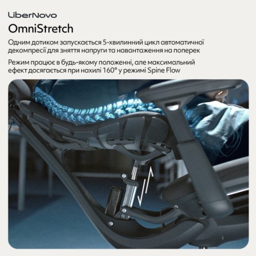 Офісне крісло LiberNovo Omni Midnight Black 48 см (CP-GW-0000015-00-01)