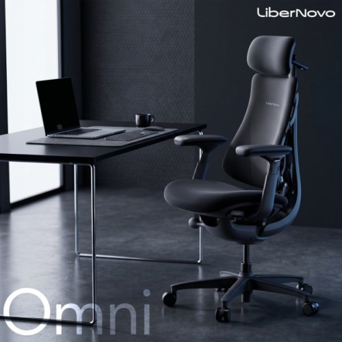 Офісне крісло LiberNovo Omni Midnight Black 48 см (CP-GW-0000015-00-01)