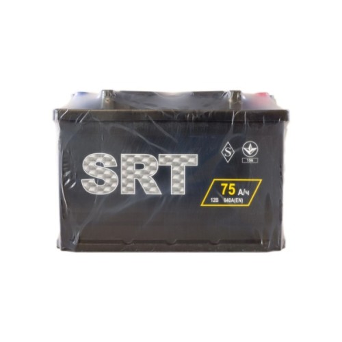 Акумулятор автомобільний SRT 6СТ-75АЗ (0) (-/+) (L3) 640А 12V (E)