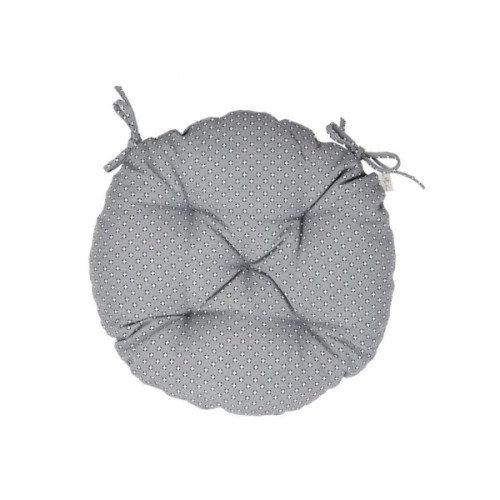 Подушка на стілець Прованс Merry Christmas сіра D-40 (031488)