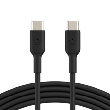 Дата кабель USB-C to USB-C 2.0m PVC black Belkin (CAB003BT2MBK)