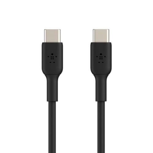 Дата кабель USB-C to USB-C 2.0m PVC black Belkin (CAB003BT2MBK)