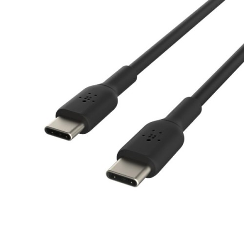 Дата кабель USB-C to USB-C 2.0m PVC black Belkin (CAB003BT2MBK)