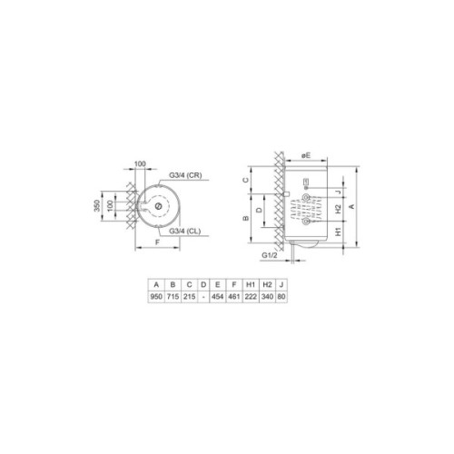 Бойлер непрямого нагріву TIKI Econ MCR 120V9 (700166)