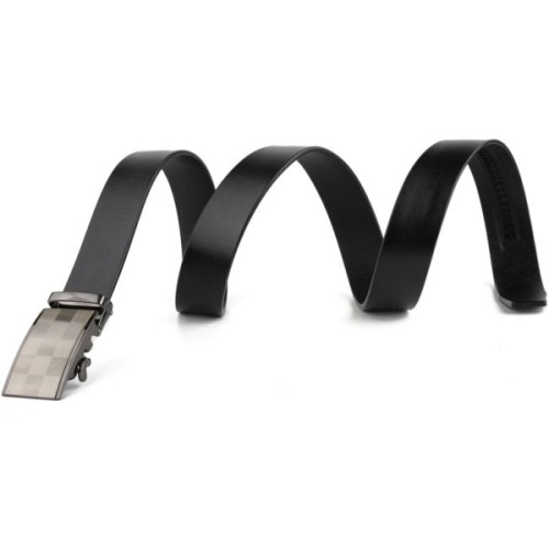 Ремінь Vintage З автоматичною пряжкою шахівниця Чорний (20266)