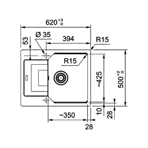 Мийка кухонна Franke Urban UBG 611-78 XL (114.0716.706)