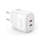 Зарядний пристрій XO L140 35W 2xUSB-C PD White (L140_White)