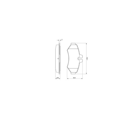 Гальмівні колодки Bosch 0 986 424 516