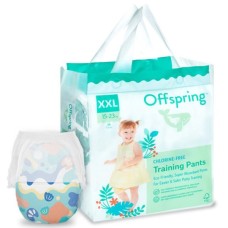 Підгузки Offspring трусики Розмір XXL (15-23 кг) 24 шт, Підводний світ (9355465009077) (DP-OI-FAP-XXL24P-AQT)