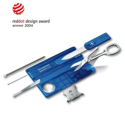 Мультитул Victorinox SwissCard Lite Transparent Blue (0.7322.T2)