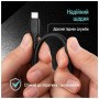 Дата кабель USB 2.0 AM to USB-C 1.0m 3A textured PVC black ColorWay (CW-CBUC094-BK)