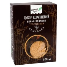 Цукор Саркара продукт коричневий нерафінований тростинний 500 г (коробка) (60004)