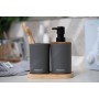 Набір для ванної кімнати Ardesto Minimalism 3 предмети Темно-сірий 360 мл (ARHB3110GB)