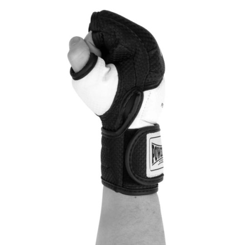 Рукавички для MMA PowerPlay 3075 L Black/White (PP_3075_L_Bl/White)
