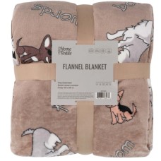 Плед Ardesto Flannel 100% поліестер, песики в окулярах 160х200 см (ART0129PB)