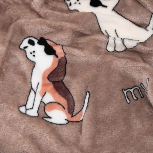 Плед Ardesto Flannel 100% поліестер, песики в окулярах 160х200 см (ART0129PB)