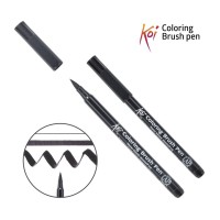 Художній маркер KOI Маркер-пензель акварельний Чорний, 49 (084511393370)