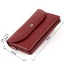 Гаманець ST Leather Зі шкіри Бордовий (19318)
