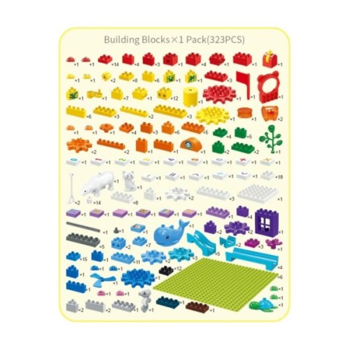 Конструктор BanBao Великий настінний для гри та навчання (ХК-9722)