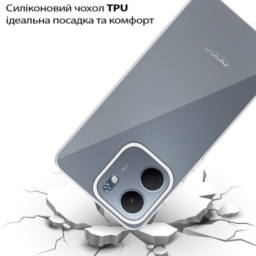Чохол до мобільного телефона BeCover Silicone Oppo A5x 4G/5G Transparent (713789)