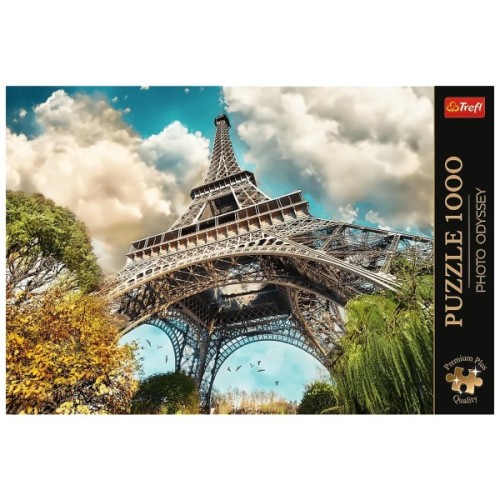 Пазл Trefl Premium Ейфелева вежа в Парижі, Франція 1000 елементів (5900511108156)