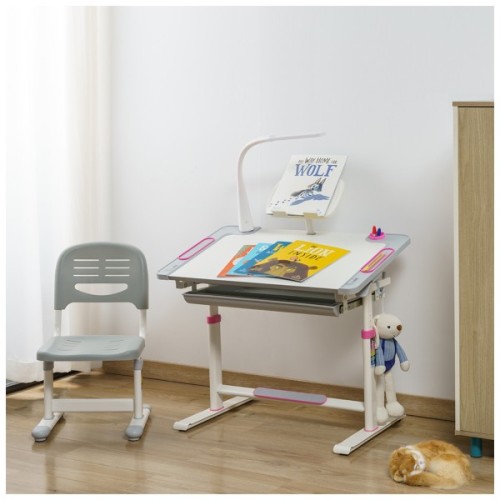 Парта зі стільцем FunDesk Littonia Pink