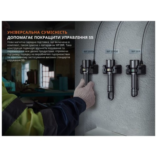 Ліхтар Fenix WF25RM з магнітною зарядкою (WF25RM)