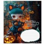 Зошит Школярик Gothic cats 18 аркушів клітинка (018-3531K)