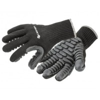 Захисні рукавиці Hoegert BROL HT5K765-10 антивібраційні з поліуретановим покриттям чорні, 10 (HT5K765-10)