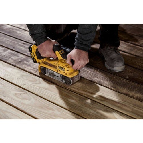 Шліфувальна машина DeWALT XR Li-Ion 18 В 2x5Ah, 198-320 м/хв, стрічка 75х533 мм (DCW220P2)