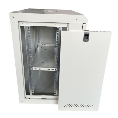 Шафа настінна GEAR 12U 19" 530x400x600 мм, + полка 19", grey (GWMSN-12U-530-400G)