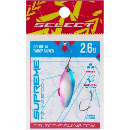 Блешня Select Supreme 2.6g 30mm 04 Fancy Silver (1870.80.54)