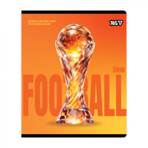 Зошит Yes Football А5 18 аркушів клітинка (768581)