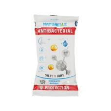 Вологі серветки Naturelle Антибактеріальні з д-пантенолом, іонами срібла й вітаміном Е 15 шт. (4820207590823)