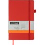 Книга записна Buromax Etalon 125x195 мм 96 аркушів в лінію обкладинка зі штучної шкіри Червона (BM.291260-05)