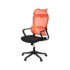 Офісне крісло Аклас Доріан BL TILT Помаранчевий (K-09 Orange OS-3000 Black) (00144001)