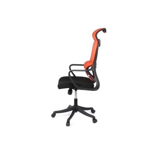 Офісне крісло Аклас Доріан BL TILT Помаранчевий (K-09 Orange OS-3000 Black) (00144001)