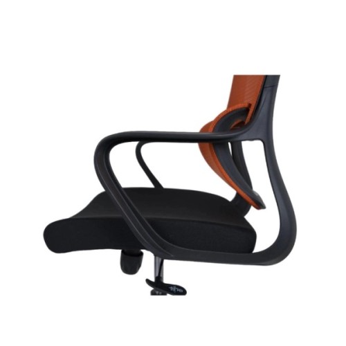 Офісне крісло Аклас Доріан BL TILT Помаранчевий (K-09 Orange OS-3000 Black) (00144001)