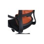 Офісне крісло Аклас Доріан BL TILT Помаранчевий (K-09 Orange OS-3000 Black) (00144001)