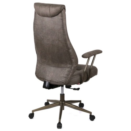 Офісне крісло Аклас Булат R-SR (Штучна замша 02 Dark gray) (00172366)