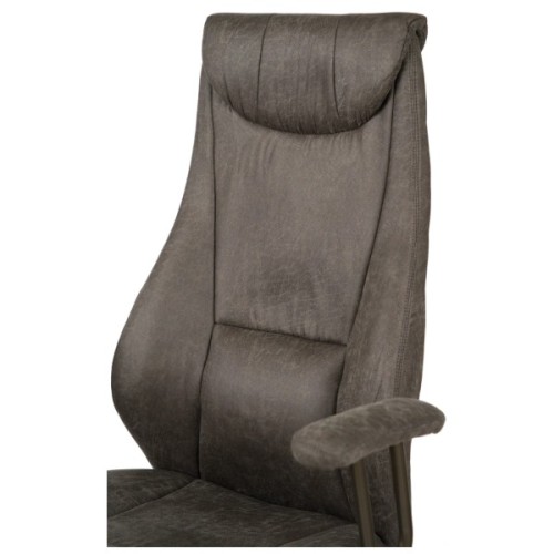 Офісне крісло Аклас Булат R-SR (Штучна замша 02 Dark gray) (00172366)