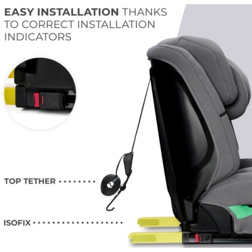 Автокрісло Kinderkraft Safety Fix 2 i-Size Grey (KCSAFI02GRY0000) (5902533923090)
