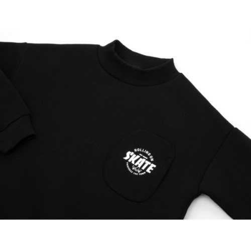 Кофта дитяча Toontoy флісова (24842-164B-black)