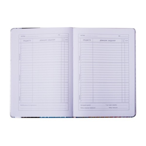 Щоденник шкільний ZiBi В5 48 аркушів тверда обкладинка зі штучної шкіри з поролоном Silver (ZB.13214-24)