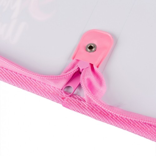 Папка для зошитів Yes пластикова на блискавці Glamour синя В5 (492206)