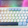 Клавіатура Ajazz AF98 Plus Wireless/Bluetooth/USB UA White/Blue (AF98-PLUS-GB)